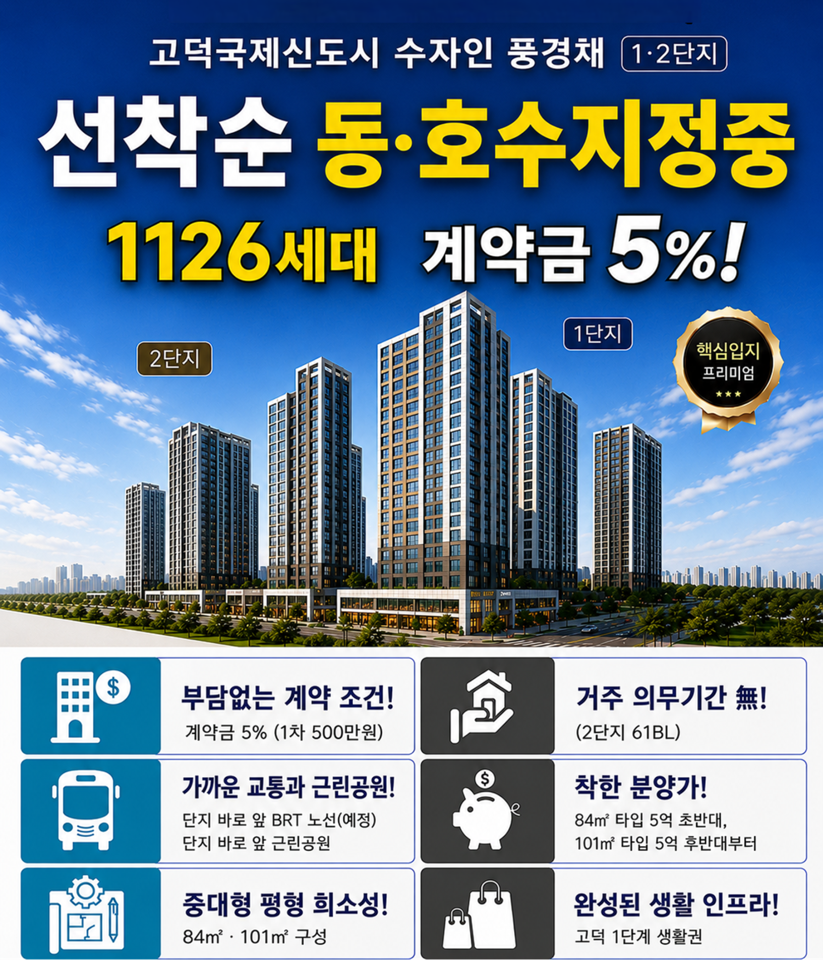 분양개요 하단 문구