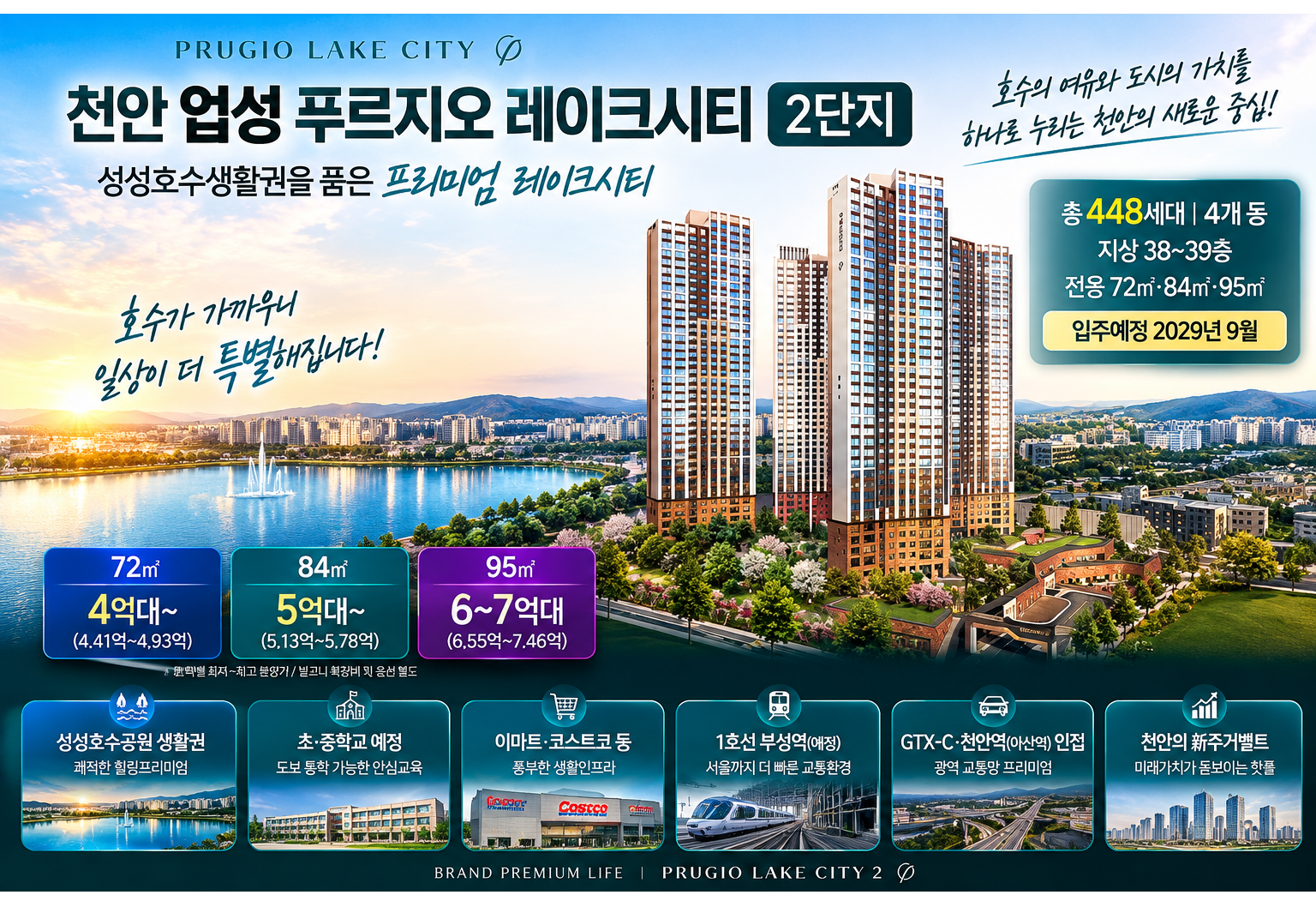 천안 업성 푸르지오 레이크시티