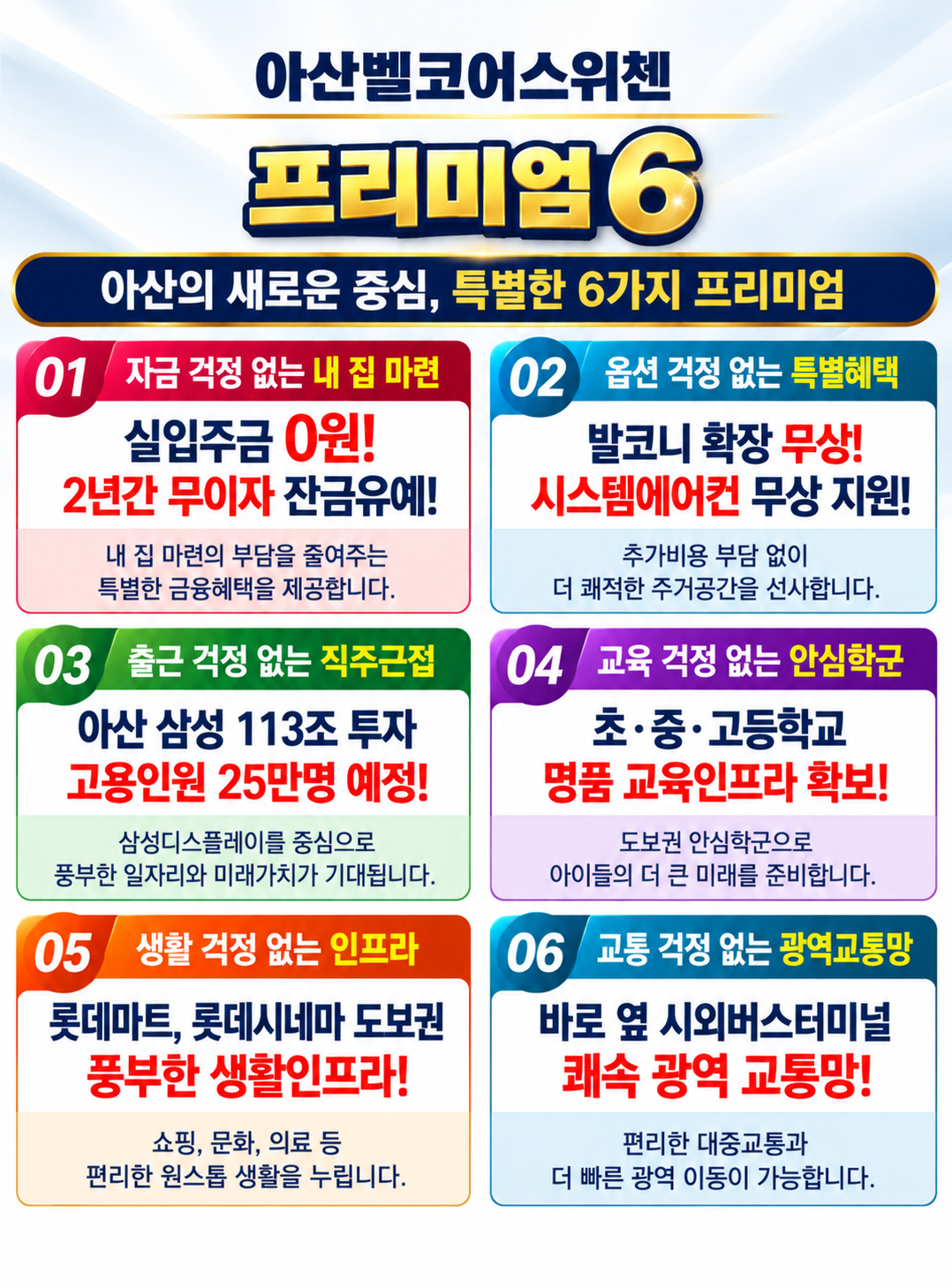 분양개요 하단 문구