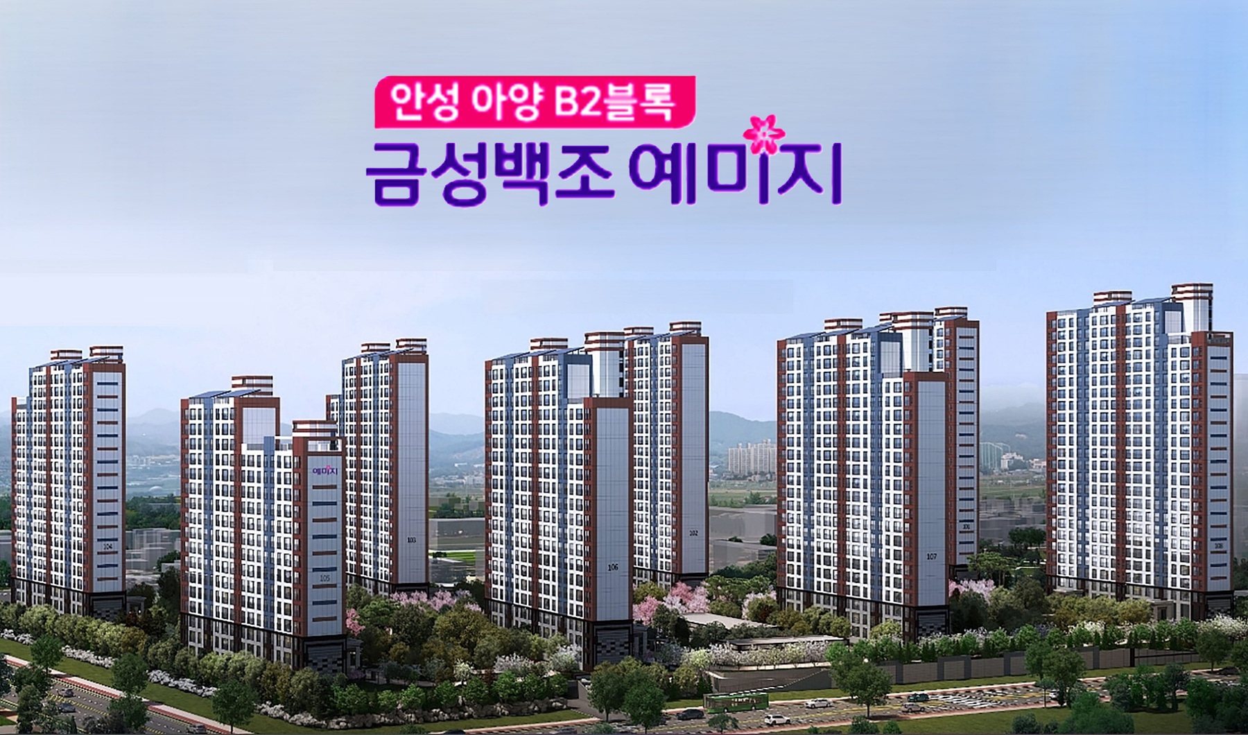 안성 아양 금성백조예미지